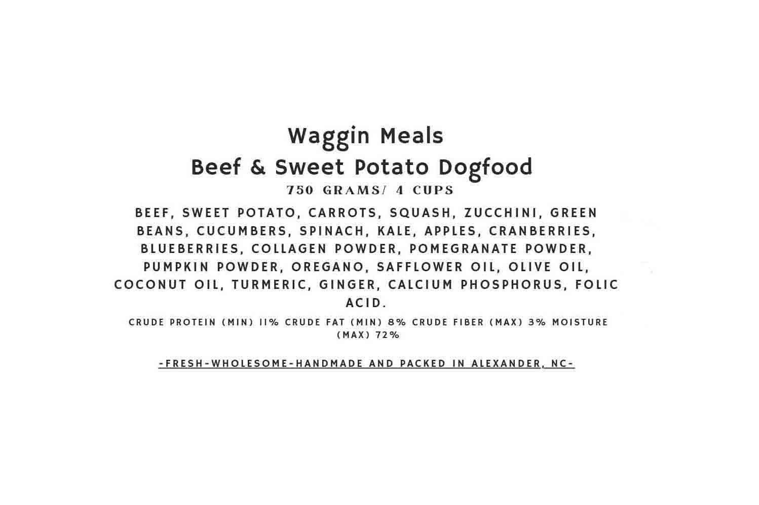 Beef & Sweet Potato Farm Meal