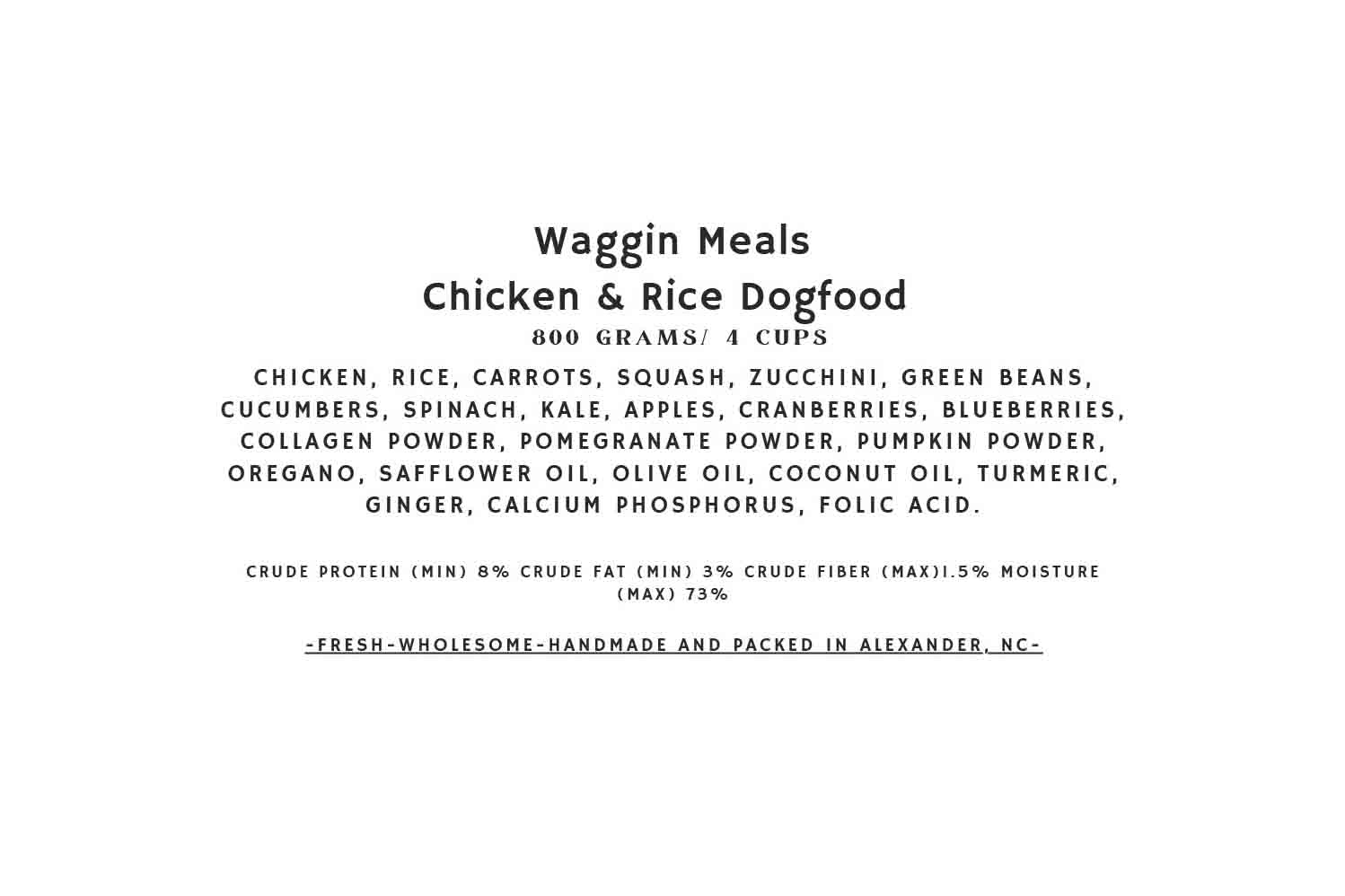 Chicken & Rice Farm Meal