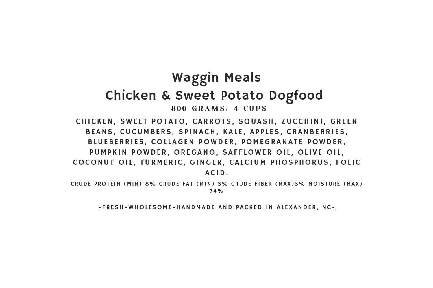 Chicken & Sweet Potato Farm Meal