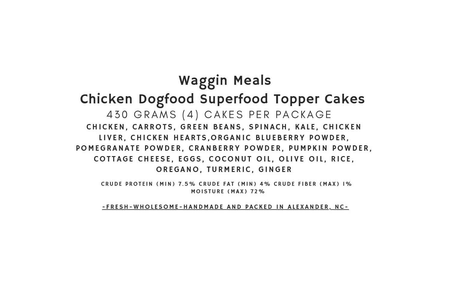 Chicken Superfood Cakes