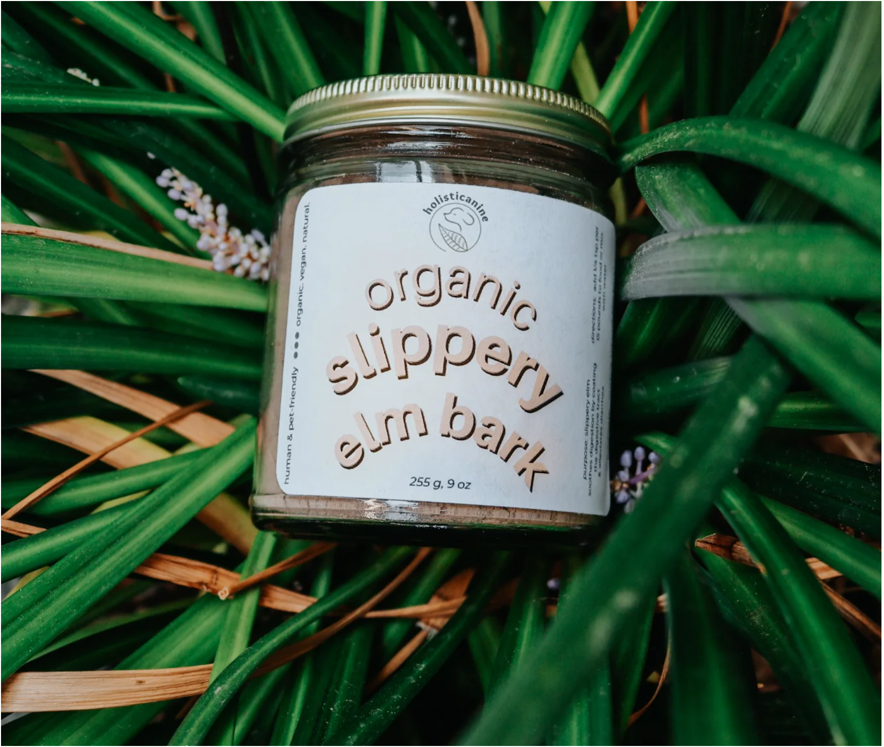 Supplement- Organic Slippery Elm Bark - Gastric Distress & Digestive