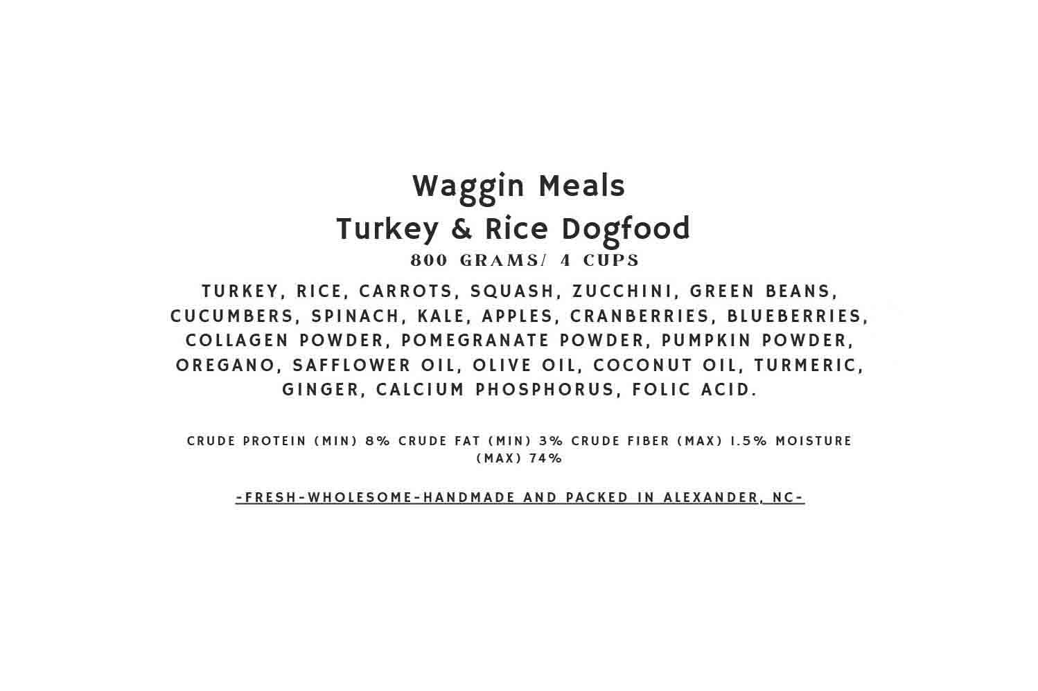 Turkey & Rice Farm Meal