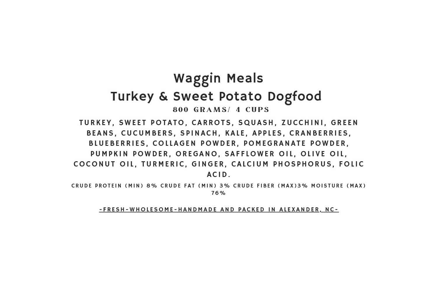 Turkey & Sweet Potato Farm Meal
