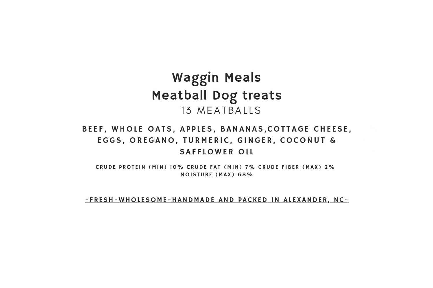 Meatball Dog Treats